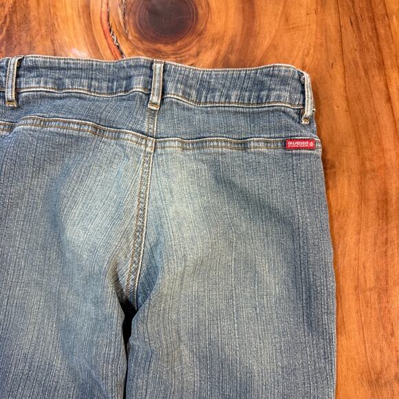 Vintage Y2k Guess Womens jeans 28 x 31 Denim Flare Stretch no back pockets Y4 - Picture 7 of 7